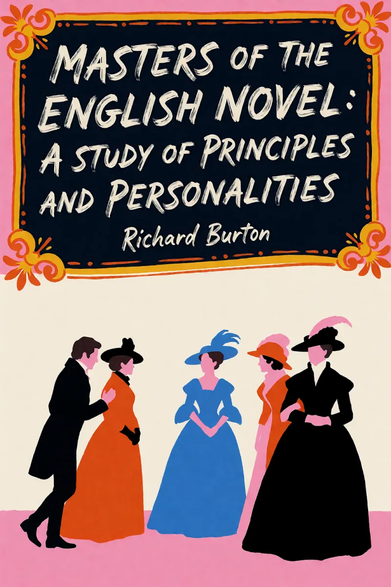 Cover of Masters of the English Novel: A Study of Principles and Personalities by Richard Burton