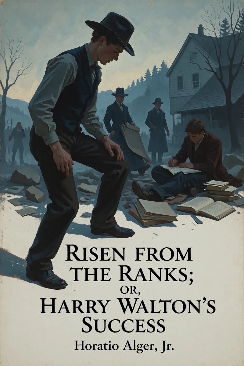 Cover of Risen from the Ranks; Or, Harry Walton's Success by Horatio Alger, Jr.