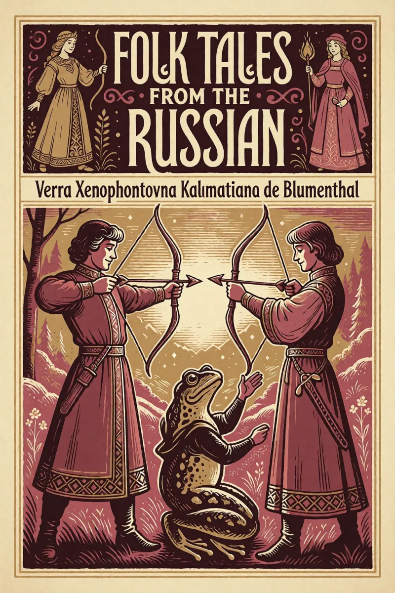 Cover of Folk Tales from the Russian by Verra Xenophontovna Kalamatiano de Blumenthal