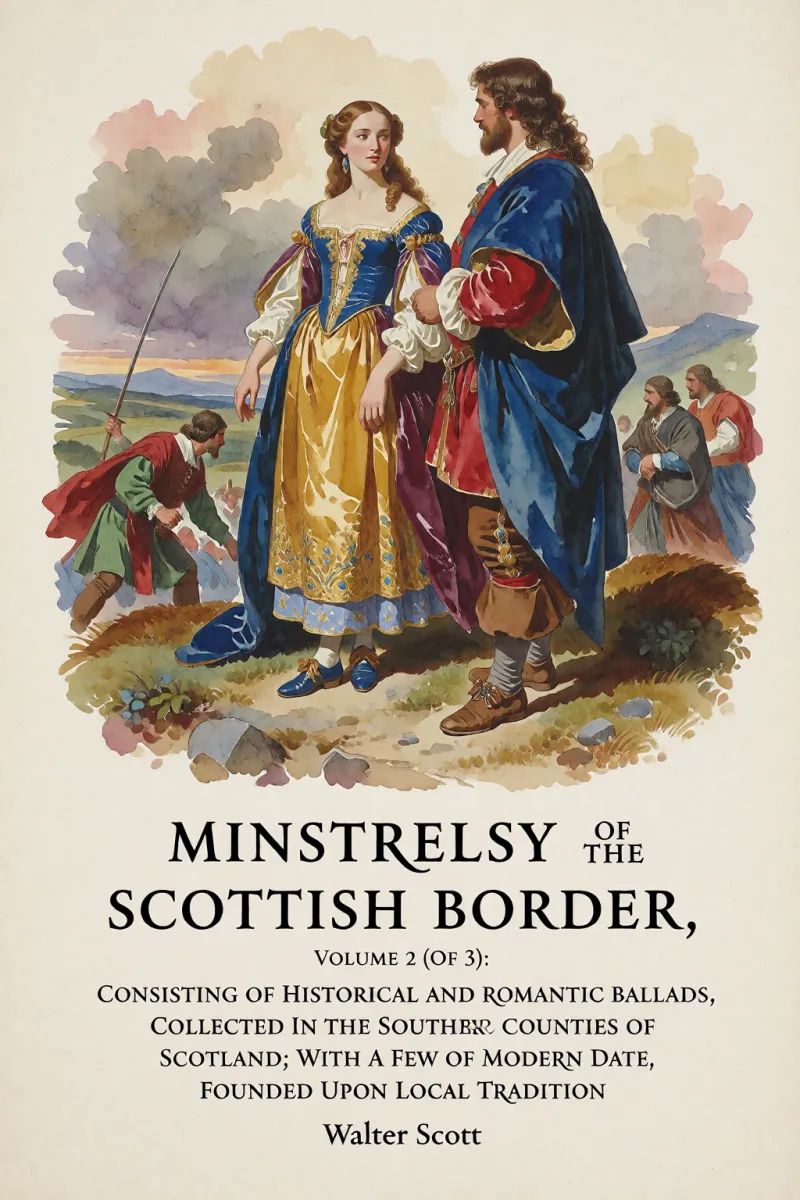 Cover of Minstrelsy of the Scottish Border, Volume 2 (of 3): Consisting of Historical and Romantic Ballads, Collected in the Southern Counties of Scotland; with a Few of Modern Date, Founded Upon Local Tradition by Walter Scott