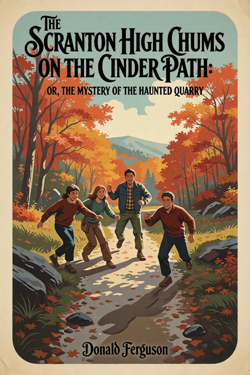 Cover of The Scranton High Chums on the Cinder Path: Or, The Mystery of the Haunted Quarry by Donald Ferguson