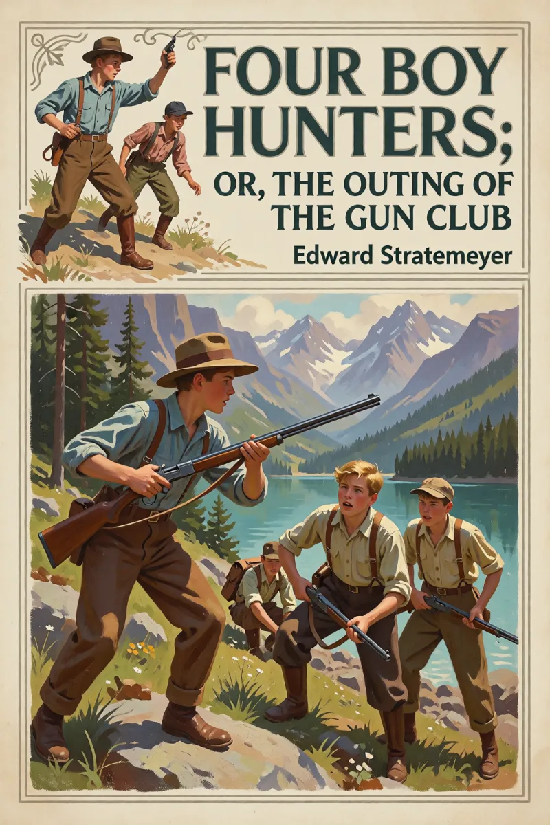 Cover of Four Boy Hunters; Or, The Outing of the Gun Club by Edward Stratemeyer