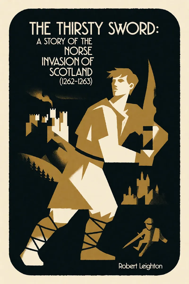 Cover of The Thirsty Sword: A Story of the Norse Invasion of Scotland (1262-1263) by Robert Leighton