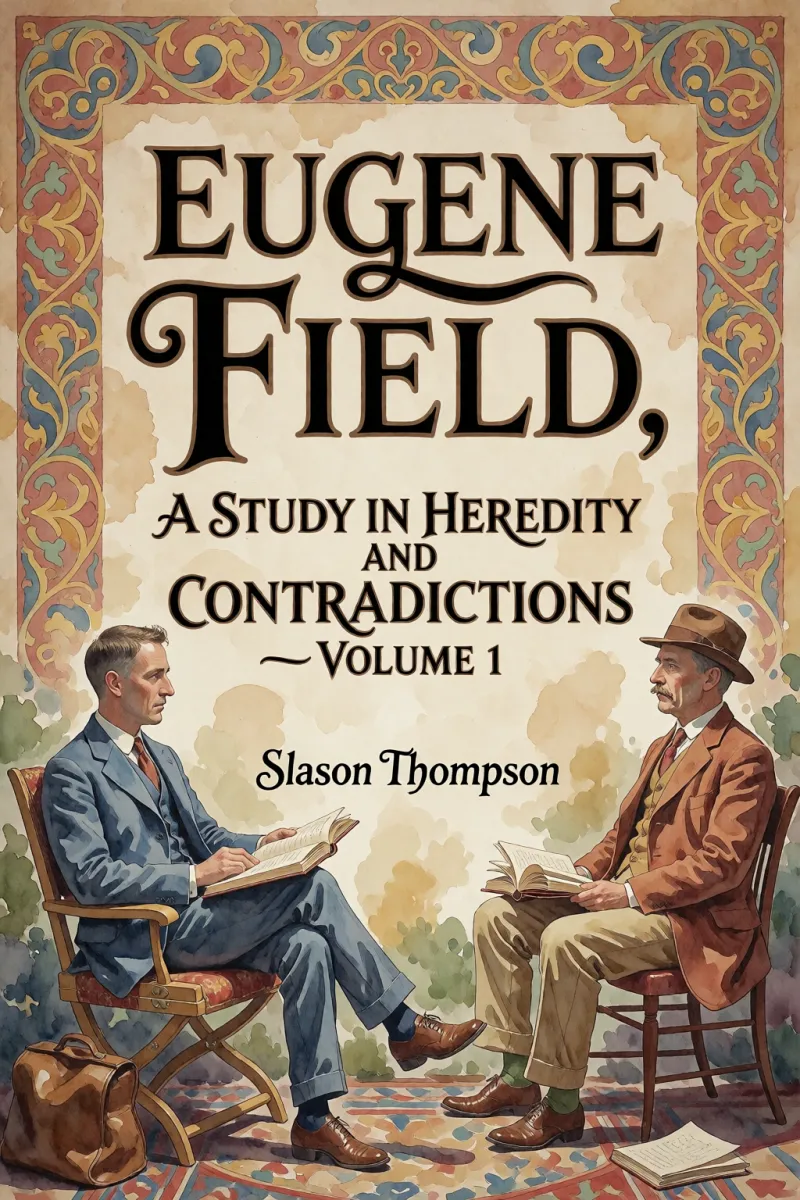 Cover of Eugene Field, a Study in Heredity and Contradictions — Volume 1 by Slason Thompson