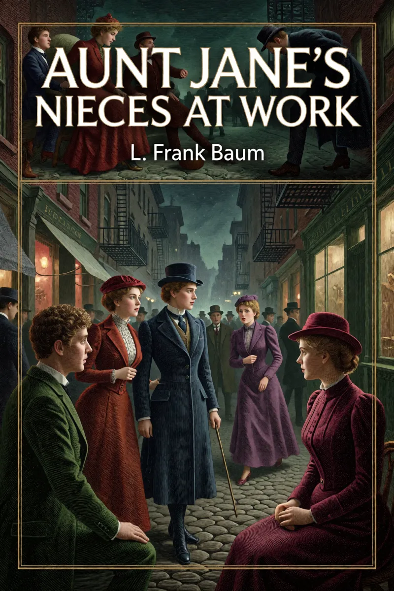 Cover of Aunt Jane's Nieces at Work by L. Frank Baum