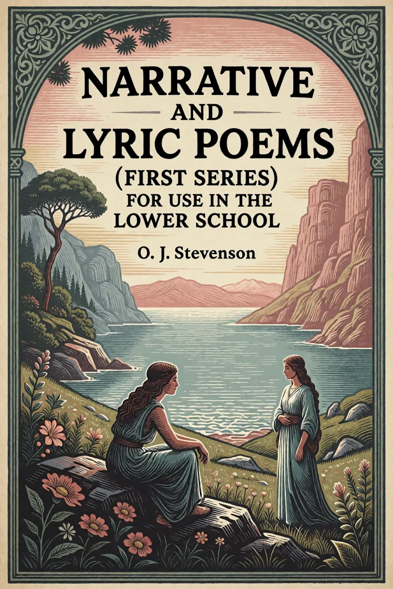 Cover of Narrative and Lyric Poems (first series) for use in the Lower School by O. J. Stevenson