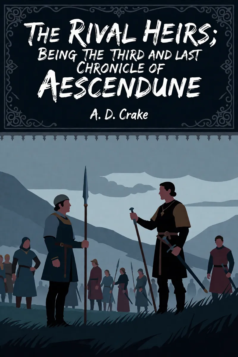Cover of The Rival Heirs; being the Third and Last Chronicle of Aescendune by A. D. Crake