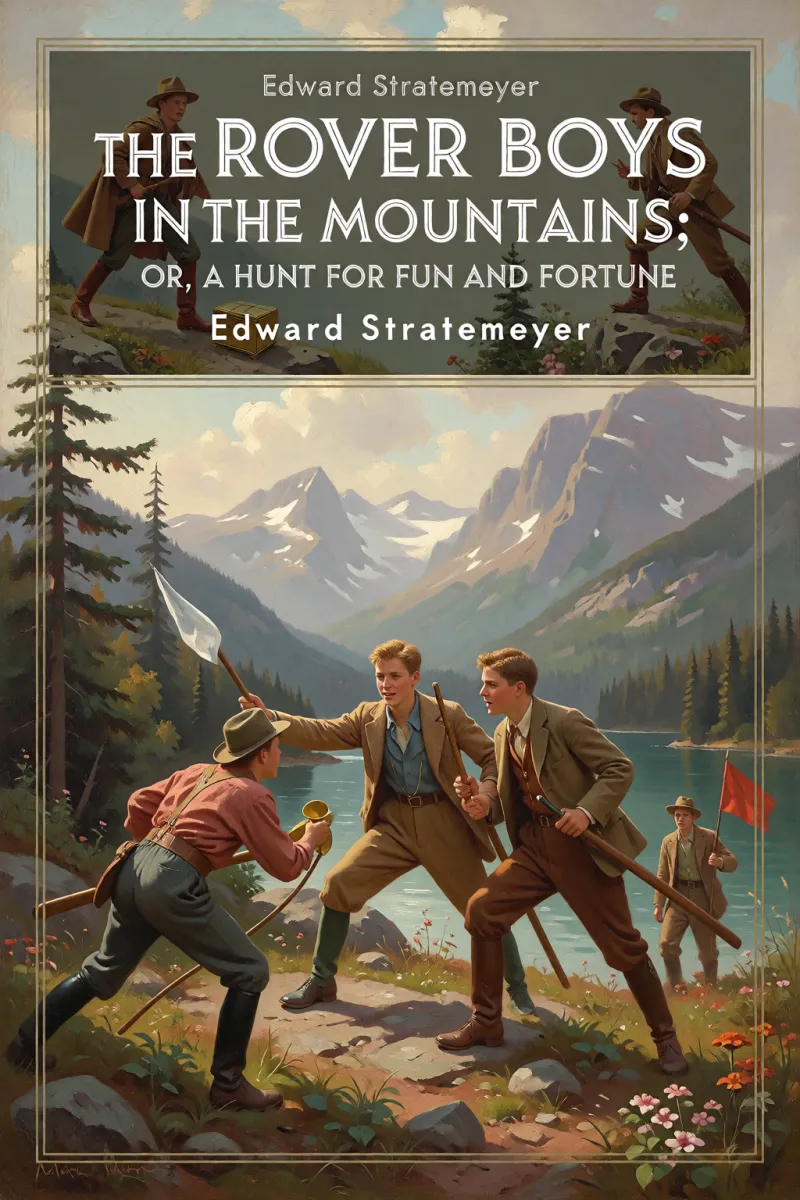 Cover of The Rover Boys In The Mountains; Or, A Hunt for Fun and Fortune by Edward Stratemeyer