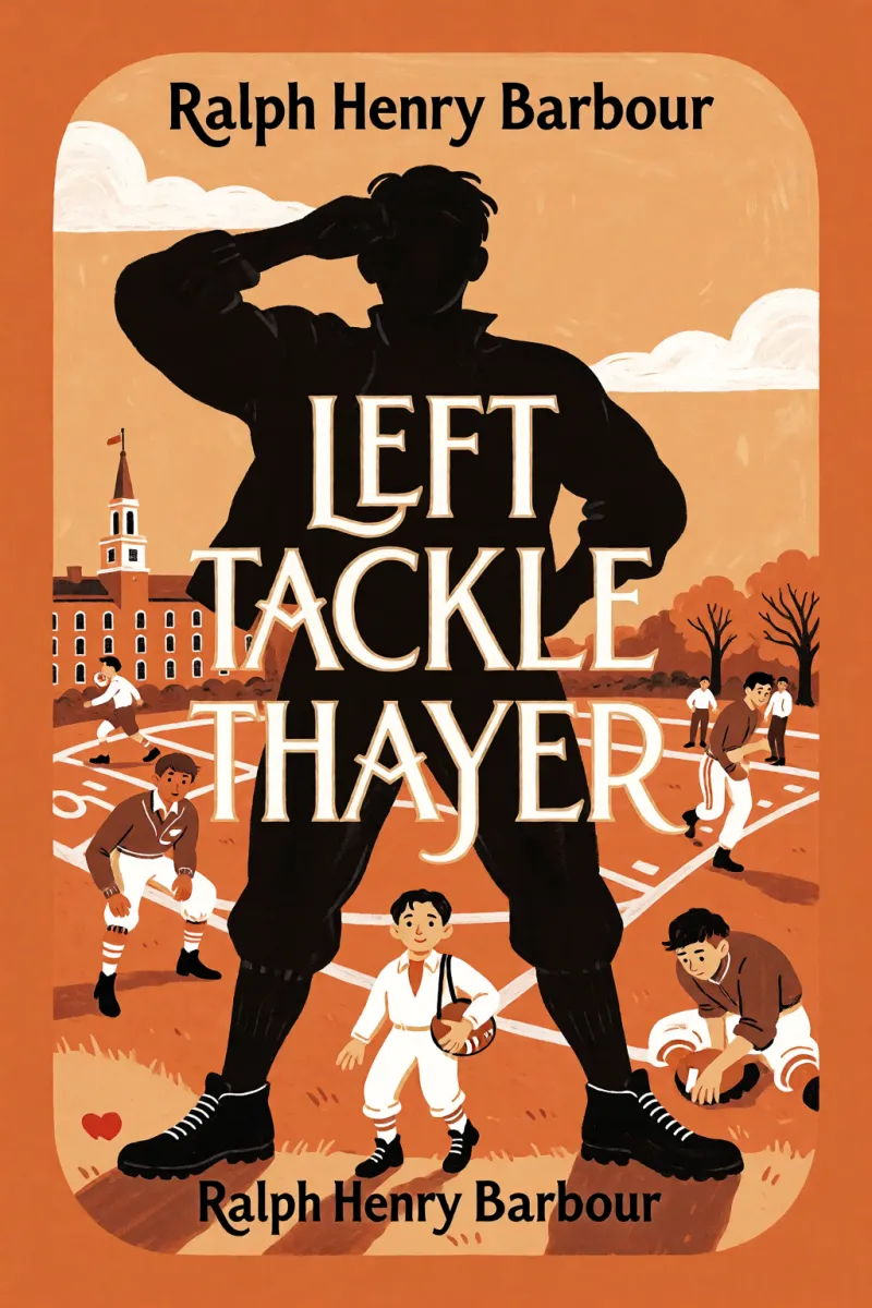 Cover of Left Tackle Thayer by Ralph Henry Barbour