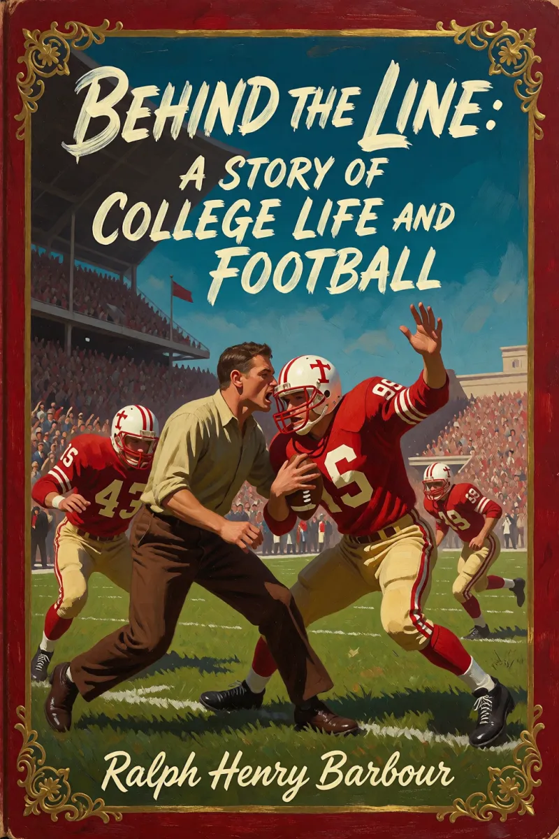 Cover of Behind the Line: A Story of College Life and Football by Ralph Henry Barbour