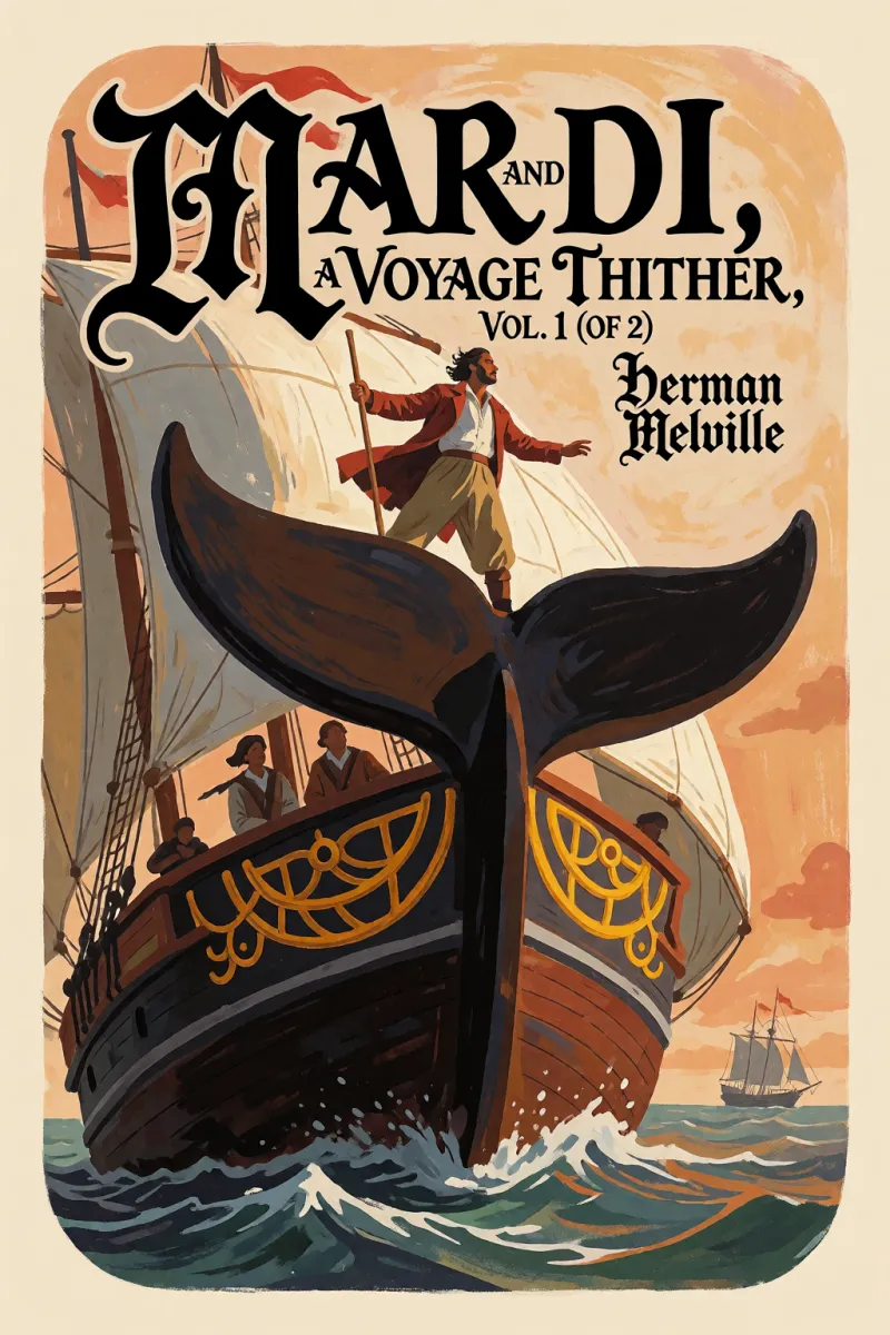 Cover of Mardi, and a voyage thither, Vol. 1 (of 2) by Herman Melville