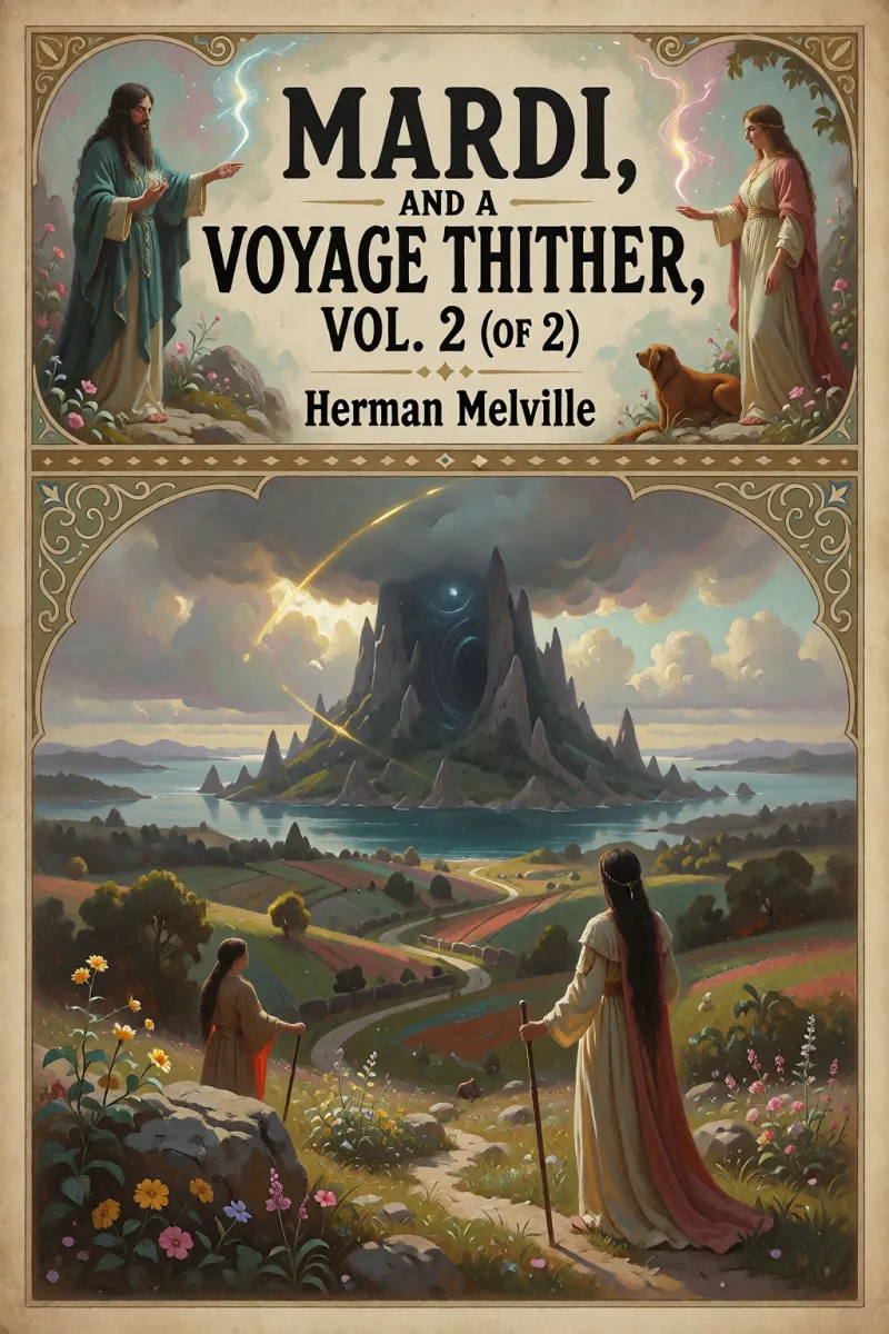 Cover of Mardi, and a voyage thither, Vol. 2 (of 2) by Herman Melville