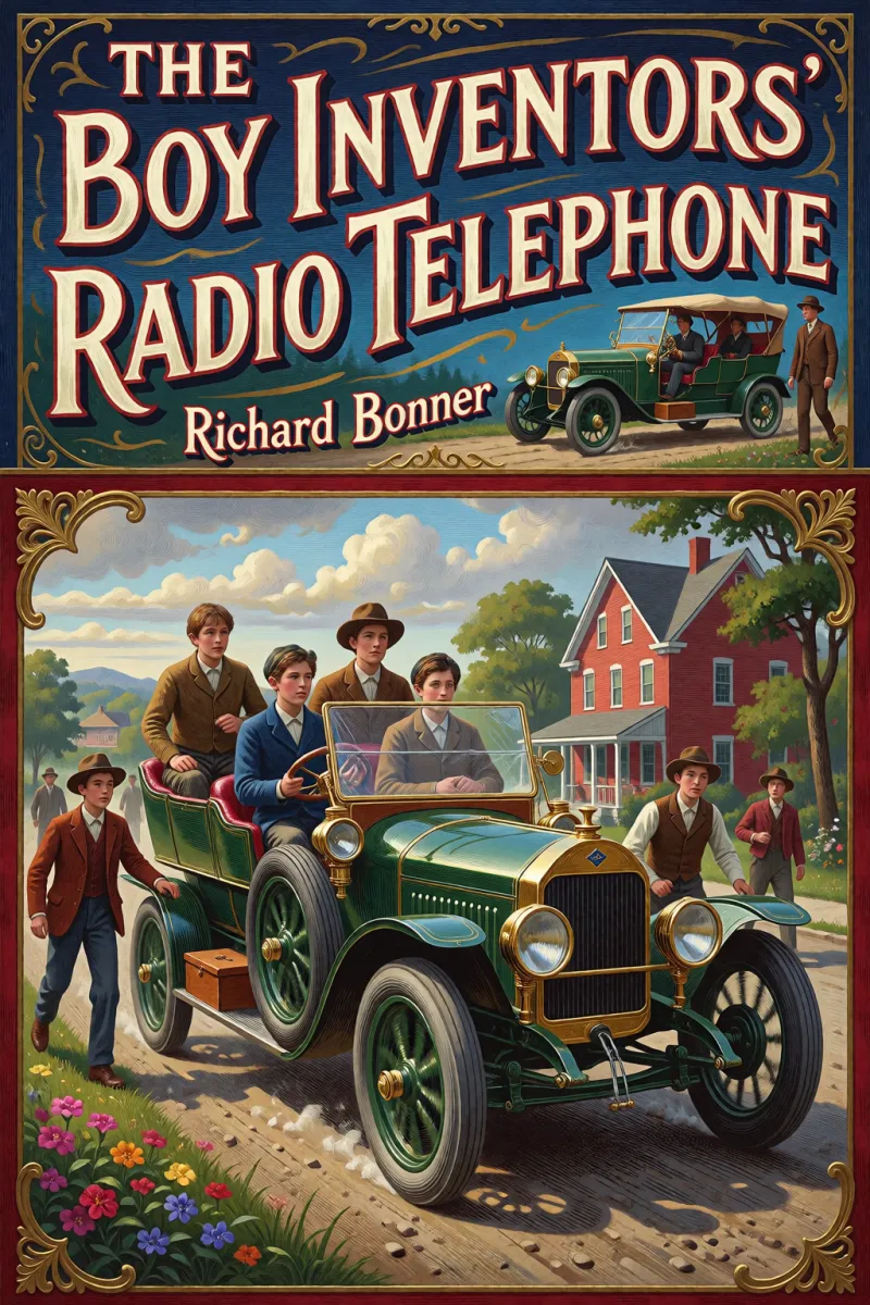 Cover of The Boy Inventors' Radio Telephone by Richard Bonner