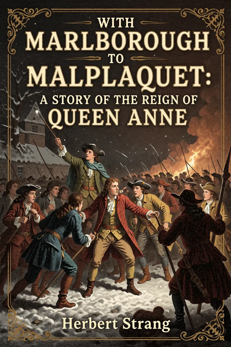 Cover of With Marlborough to Malplaquet: A Story of the Reign of Queen Anne by Herbert Strang