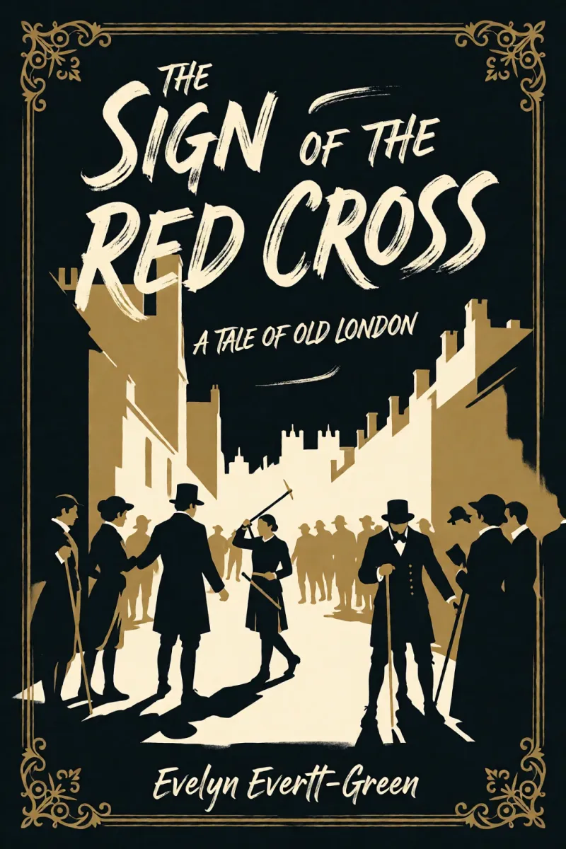Cover of The Sign of the Red Cross: A Tale of Old London by Evelyn Everett-Green