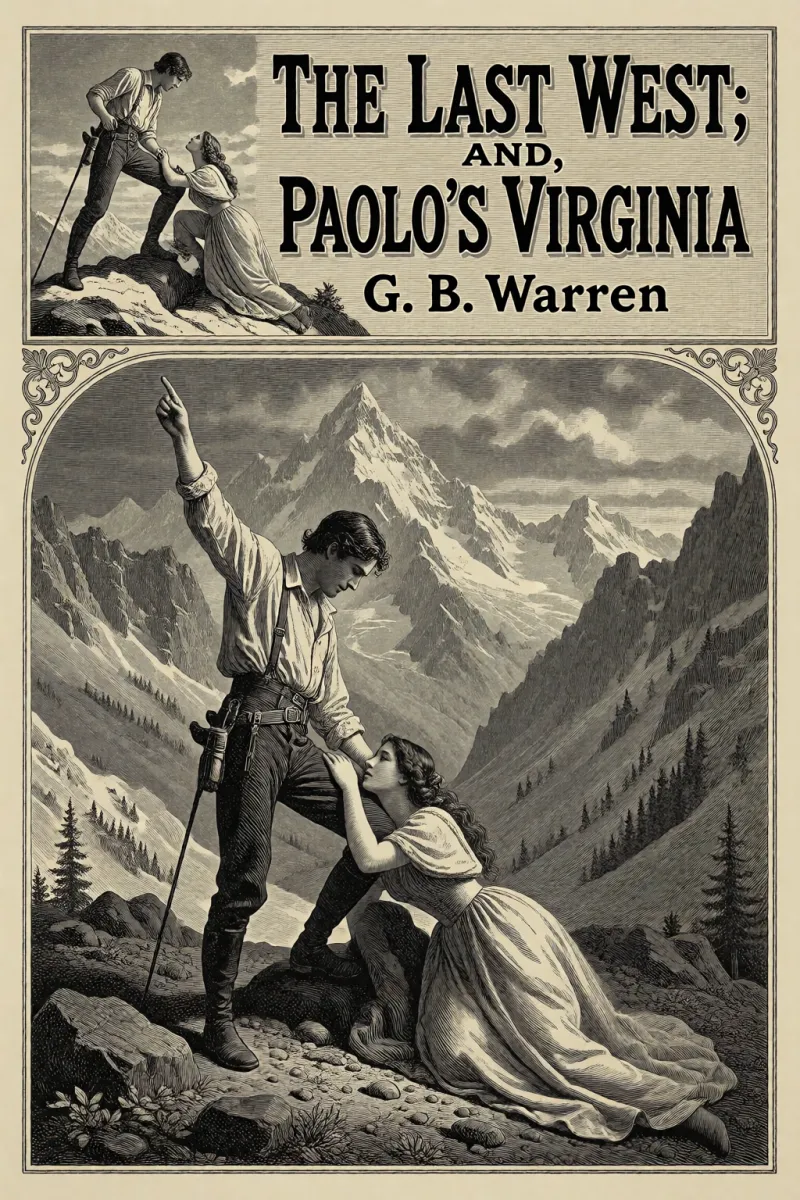 Cover of The Last West; and, Paolo's Virginia by G. B. Warren
