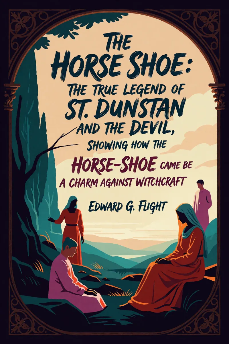Cover of The Horse Shoe: The True Legend of St. Dunstan and the Devil, Showing How the Horse-Shoe Came to Be a Charm against Witchcraft by Edward G. Flight
