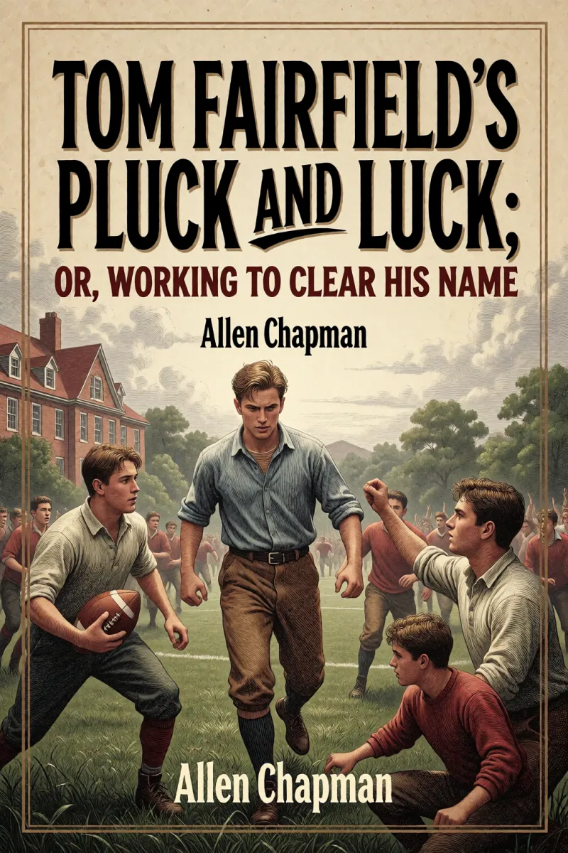 Cover of Tom Fairfield's Pluck and Luck; Or, Working to Clear His Name by Allen Chapman