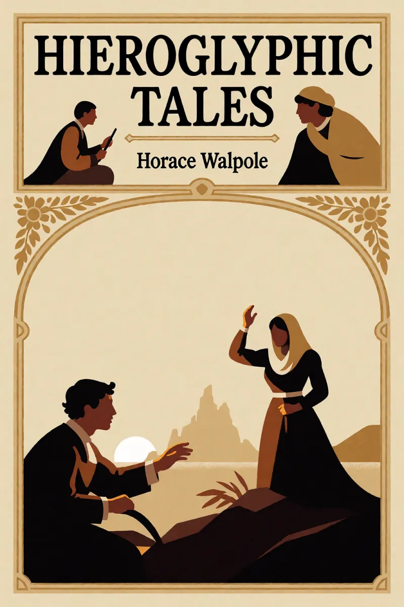 Cover of Hieroglyphic Tales by Horace Walpole