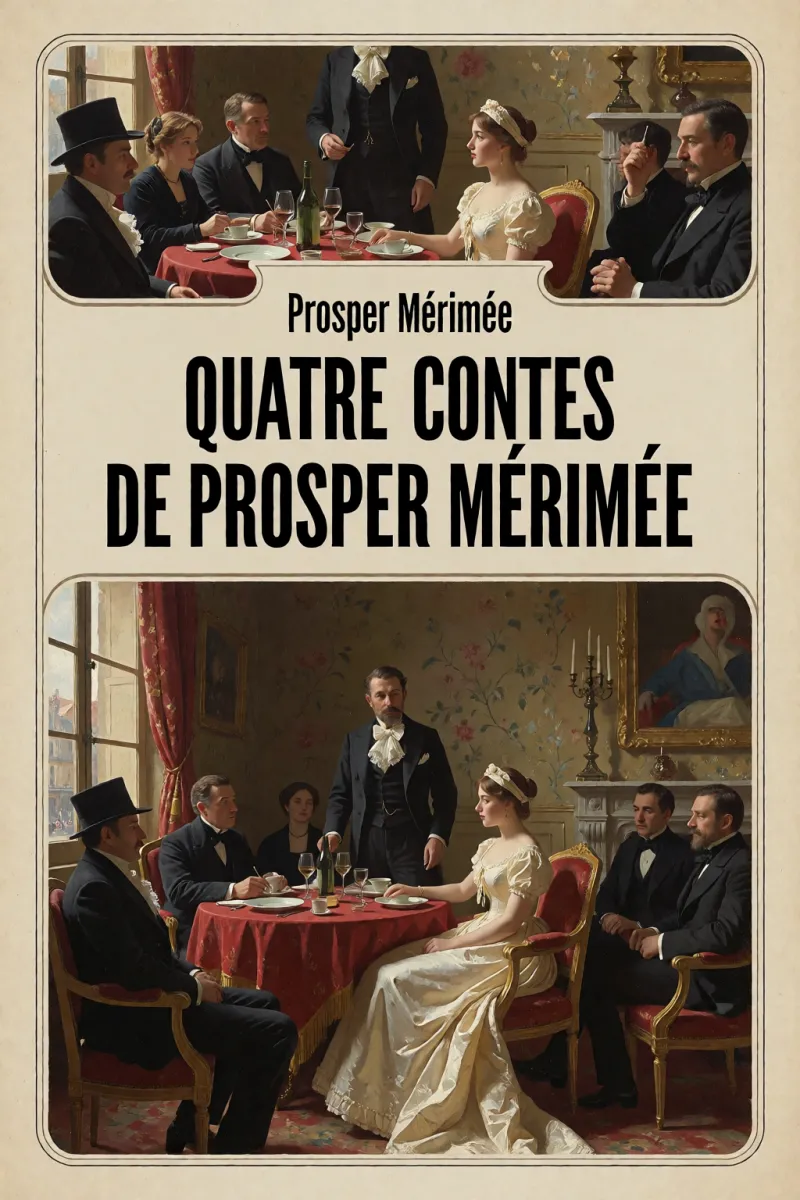 Cover of Quatre contes de Prosper Mérimée by Prosper Mérimée