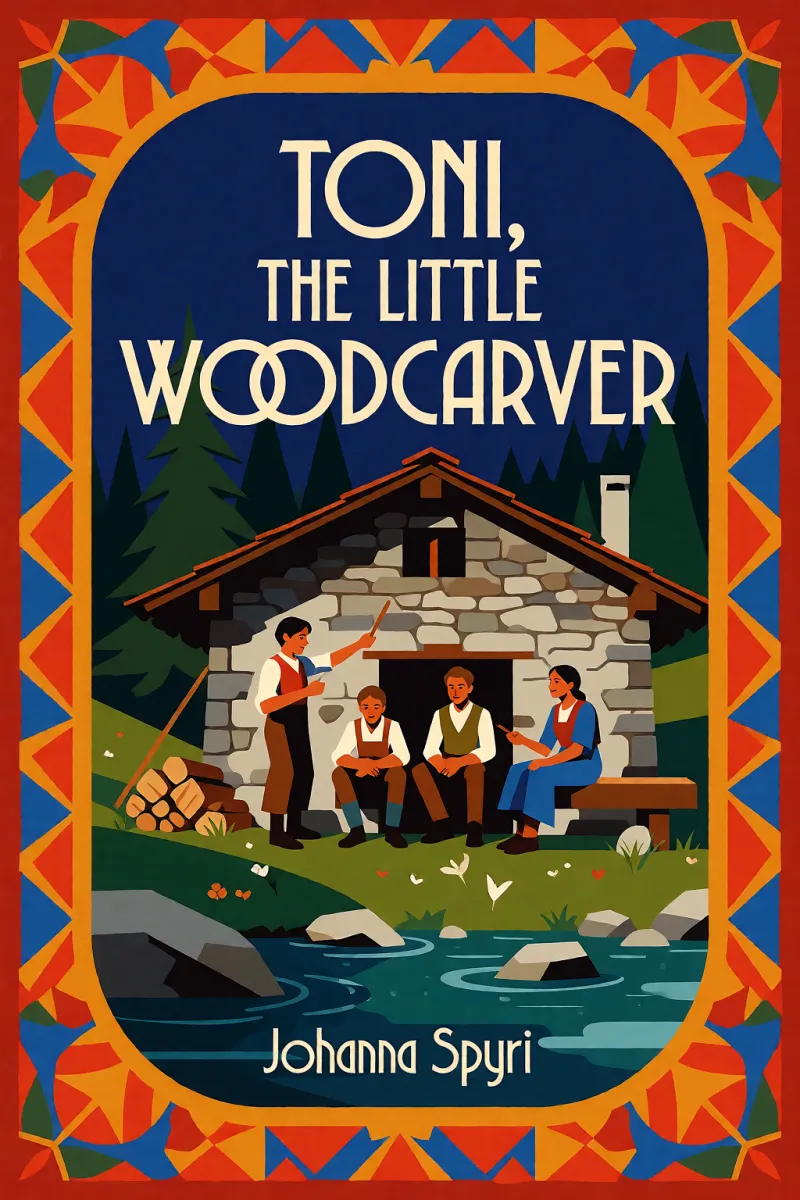 Cover of Toni, the Little Woodcarver by Johanna Spyri