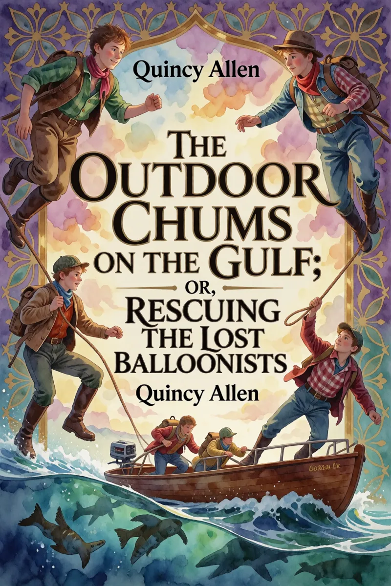 Cover of The Outdoor Chums on the Gulf; Or, Rescuing the Lost Balloonists by Quincy Allen