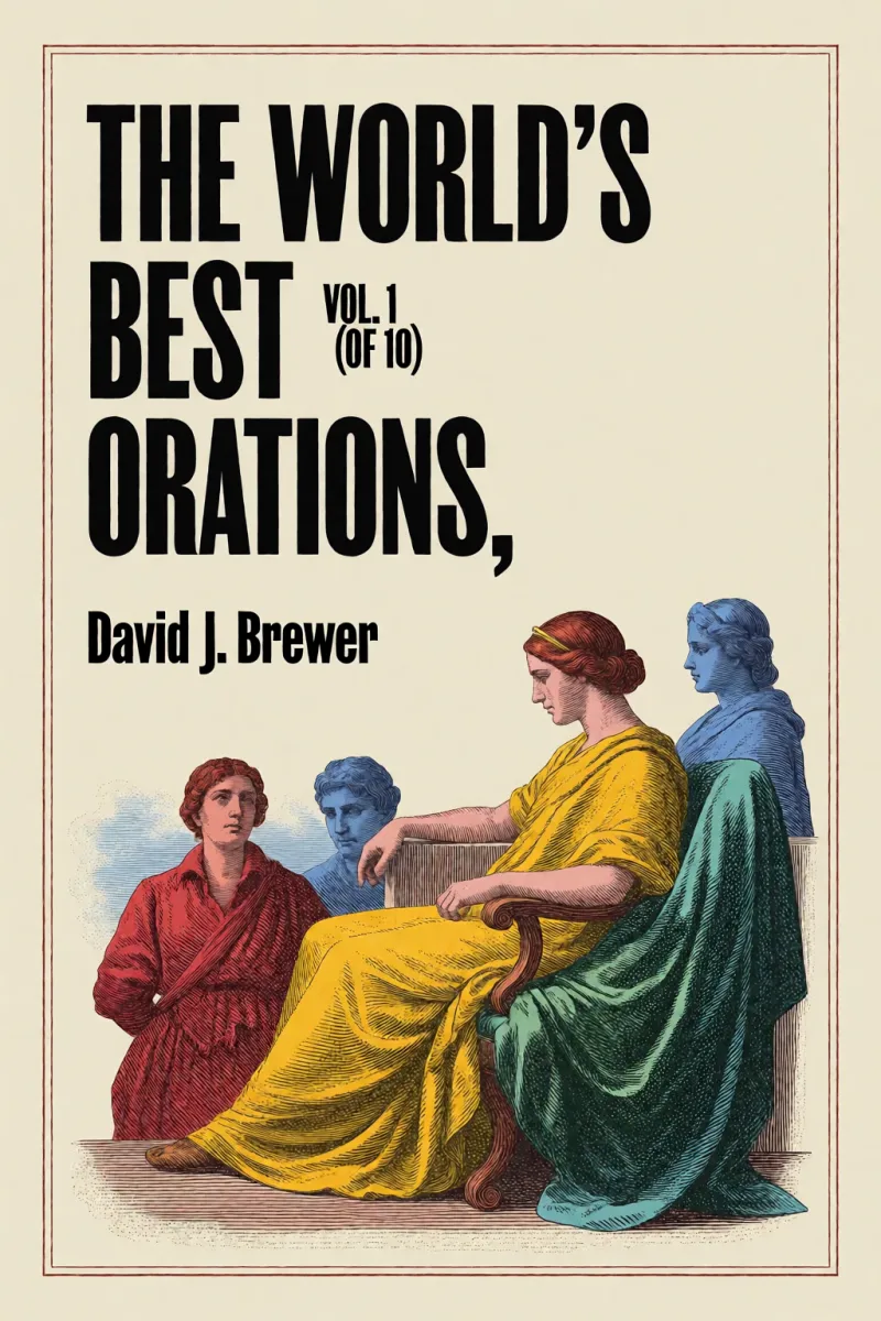 Cover of The World's Best Orations, Vol. 1 (of 10) by David J. Brewer