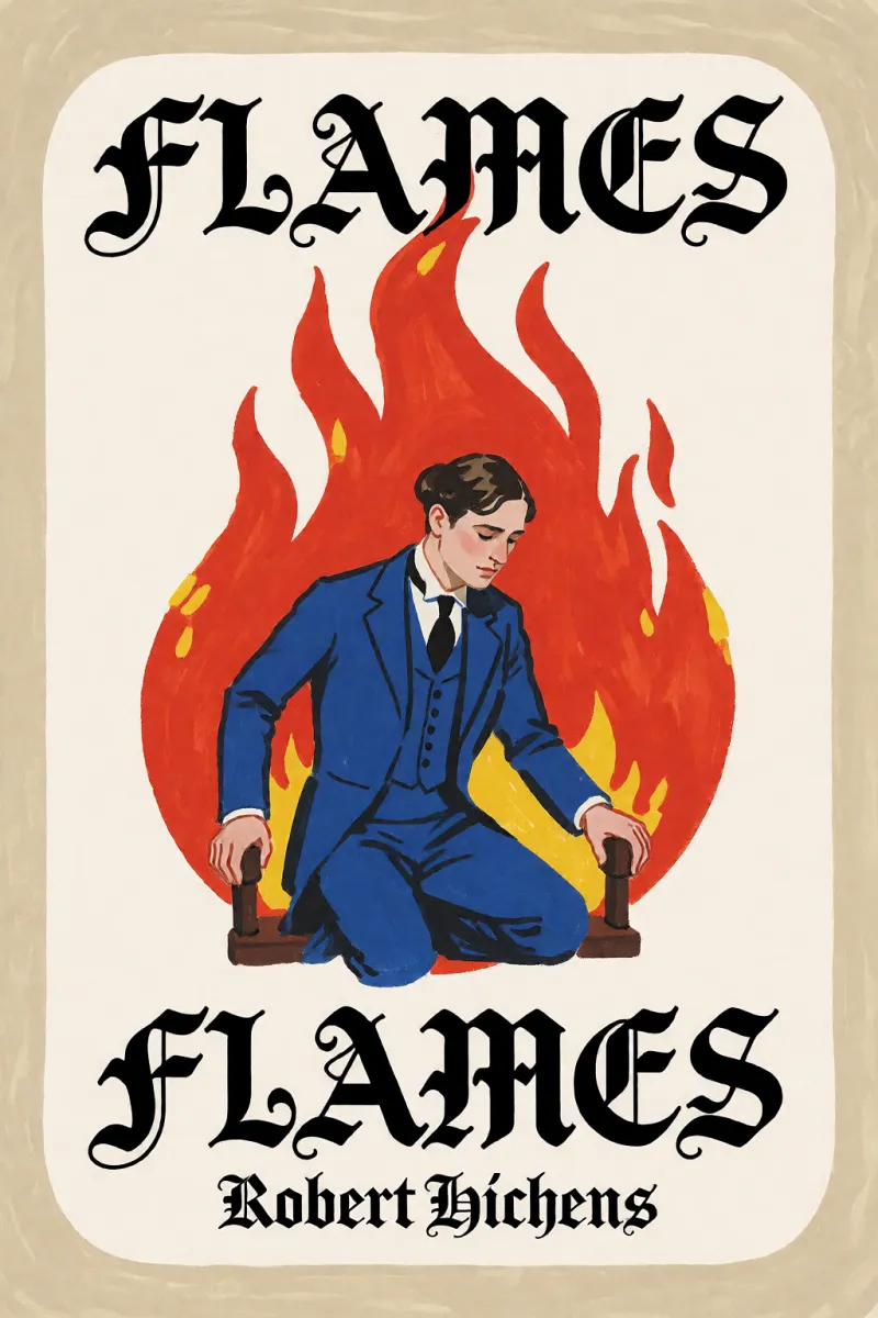 Cover of Flames by Robert Hichens