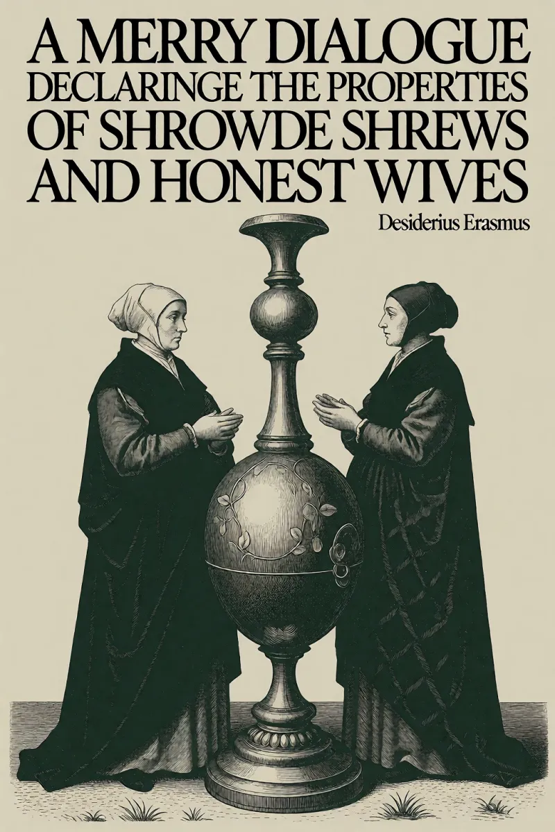 Cover of A Merry Dialogue Declaringe the Properties of Shrowde Shrews and Honest Wives by Desiderius Erasmus