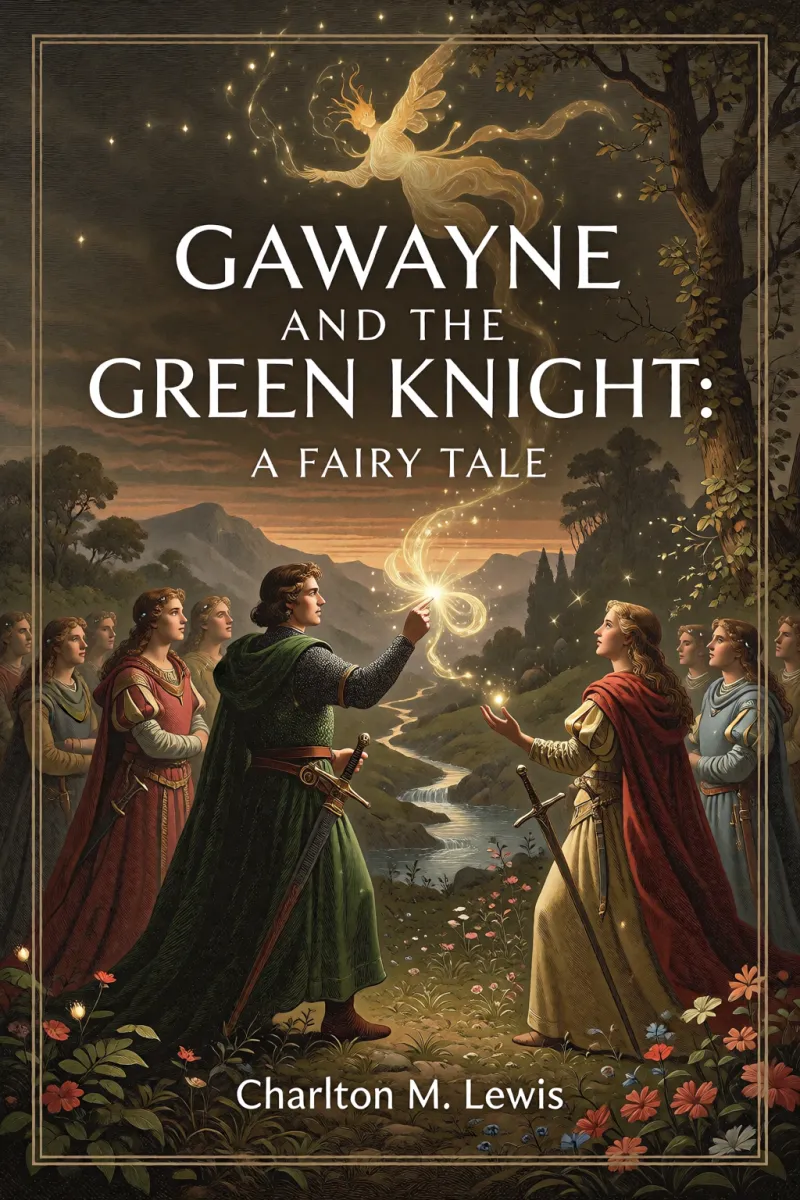 Cover of Gawayne and the Green Knight: A Fairy Tale by Charlton M. Lewis