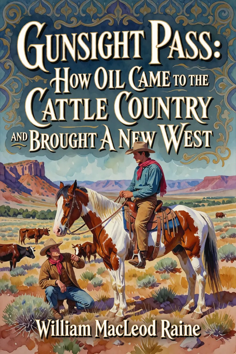 Cover of Gunsight Pass: How Oil Came to the Cattle Country and Brought a New West by William MacLeod Raine
