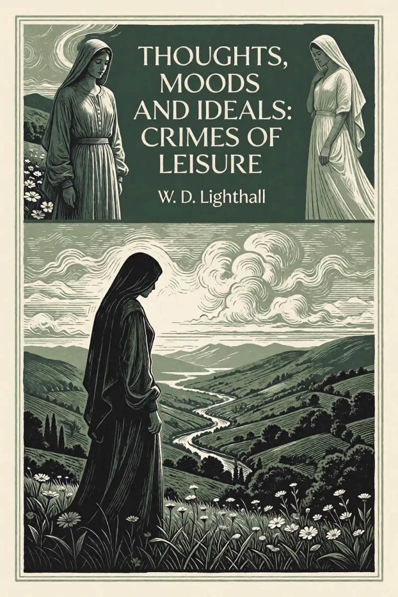 Cover of Thoughts, Moods and Ideals: Crimes of Leisure by W. D. Lighthall