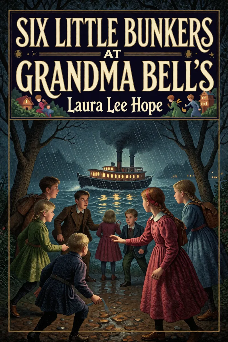 Cover of Six little Bunkers at Grandma Bell's by Laura Lee Hope