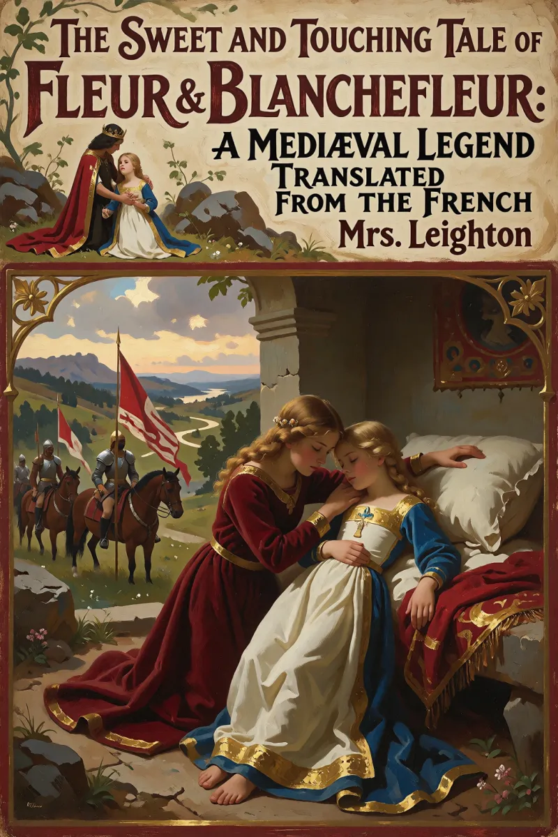 Cover of The Sweet and Touching Tale of Fleur & Blanchefleur: A Mediæval Legend Translated from the French by Mrs. Leighton