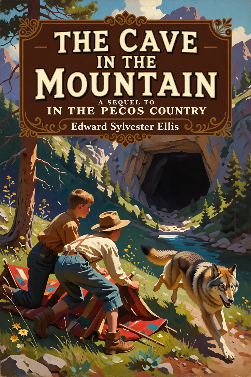 Cover of The Cave in the Mountain: A Sequel to In the Pecos Country by Edward Sylvester Ellis