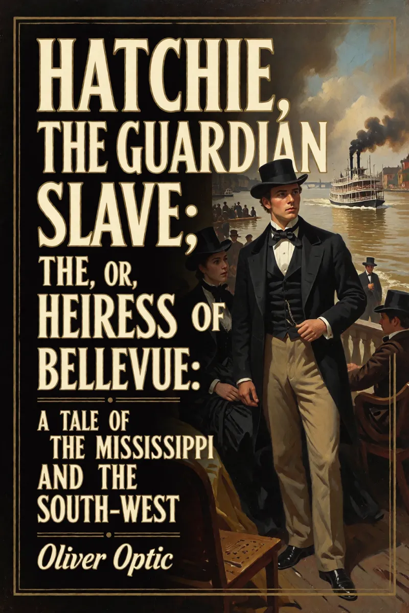 Cover of Hatchie, the Guardian Slave; or, The Heiress of Bellevue: A Tale of the Mississippi and the South-west by Oliver Optic
