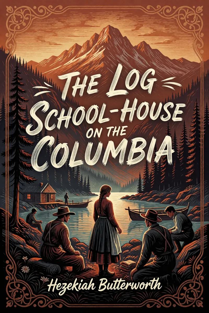 Cover of The Log School-House on the Columbia by Hezekiah Butterworth