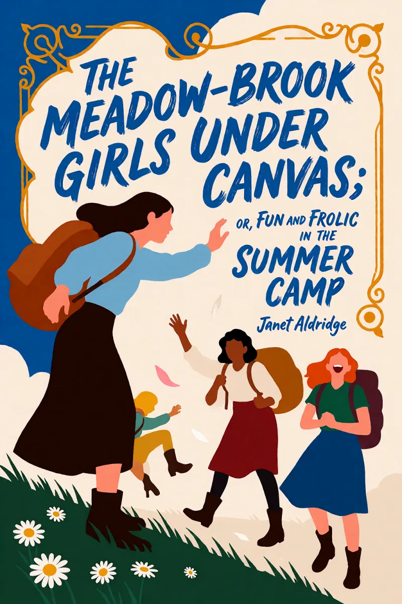 Cover of The Meadow-Brook Girls Under Canvas; Or, Fun and Frolic in the Summer Camp by Janet Aldridge