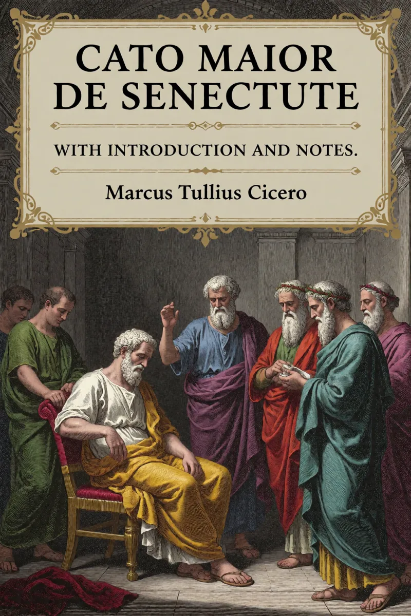 Cover of Cato Maior de Senectute with Introduction and Notes by Marcus Tullius Cicero