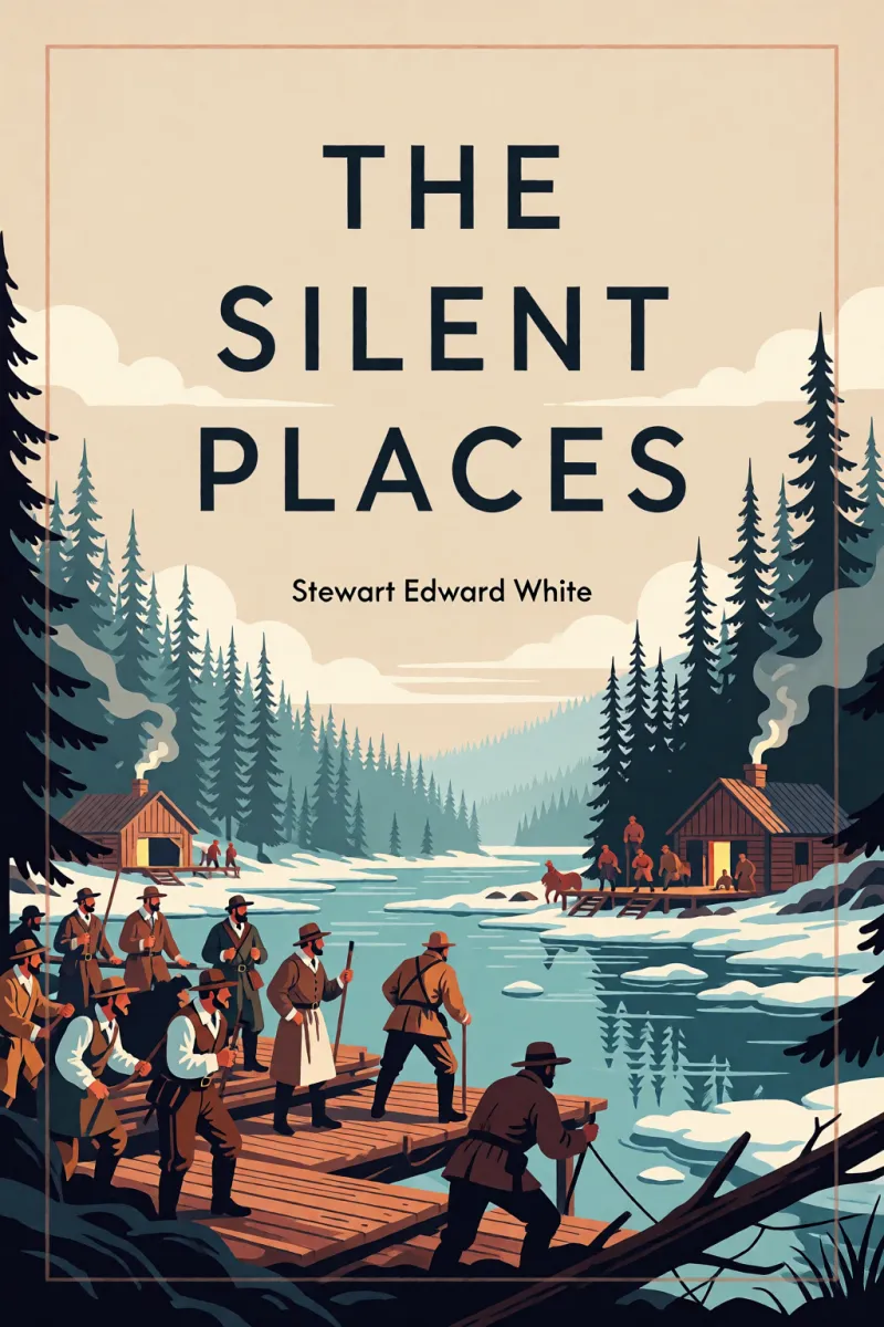 Cover of The silent places by Stewart Edward White