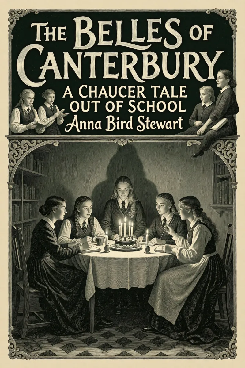 Cover of The Belles of Canterbury: A Chaucer Tale Out of School by Anna Bird Stewart