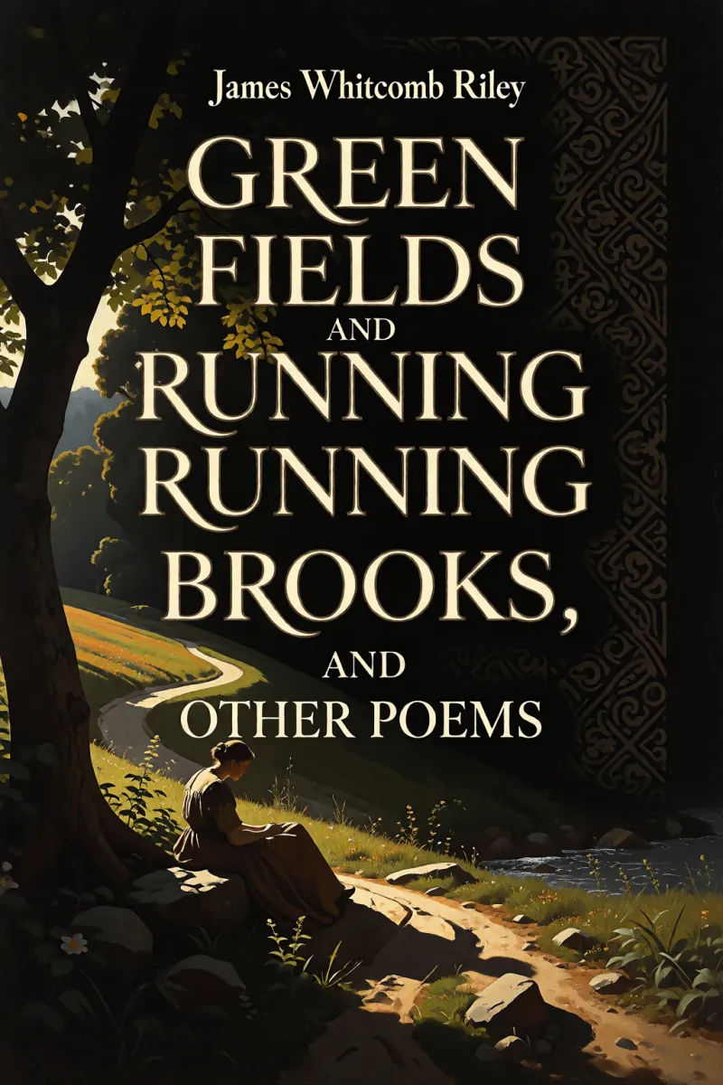 Cover of Green Fields and Running Brooks, and Other Poems by James Whitcomb Riley