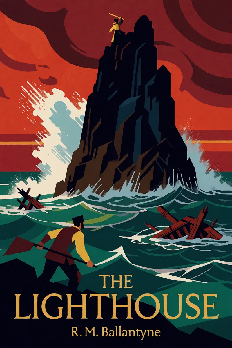 Cover of The Lighthouse by R. M. Ballantyne