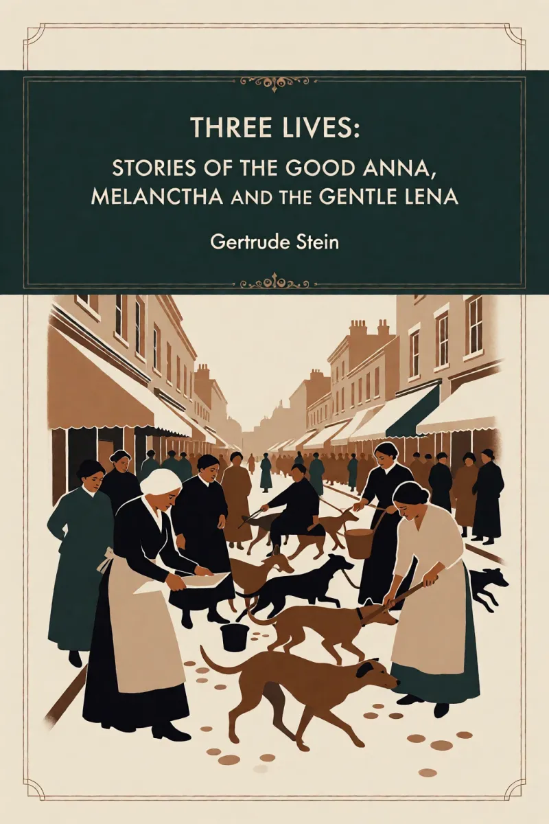 Cover of Three Lives: Stories of The Good Anna, Melanctha and The Gentle Lena by Gertrude Stein