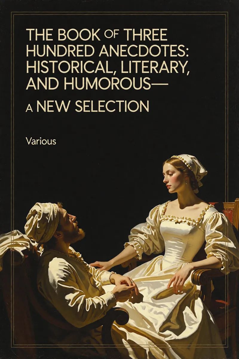 Cover of The Book of Three Hundred Anecdotes: Historical, Literary, and Humorous—A New Selection by Various