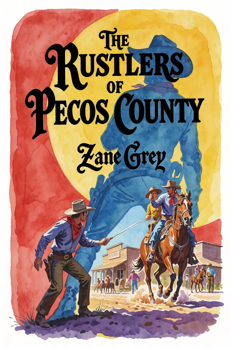 Cover of The Rustlers of Pecos County by Zane Grey