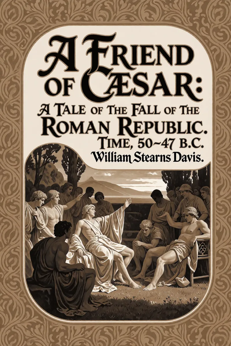 Cover of A Friend of Cæsar: A Tale of the Fall of the Roman Republic. Time, 50-47 B.C. by William Stearns Davis