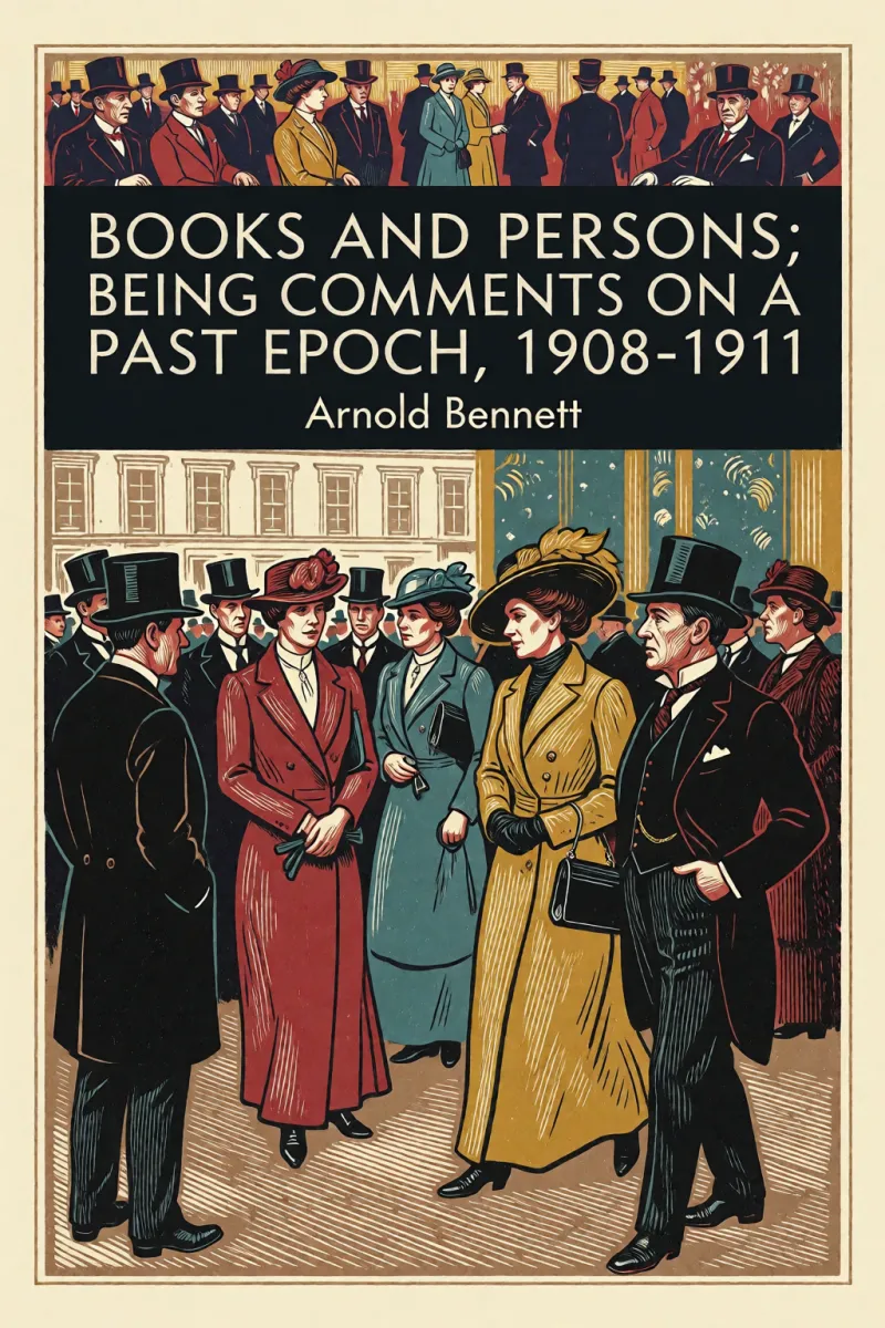 Cover of Books and Persons; Being Comments on a Past Epoch, 1908-1911 by Arnold Bennett