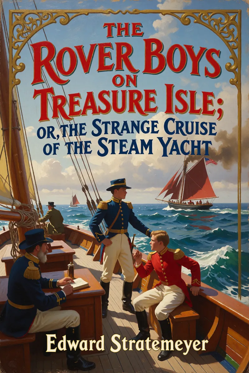 Cover of The Rover Boys on Treasure Isle; Or, The Strange Cruise of the Steam Yacht by Edward Stratemeyer