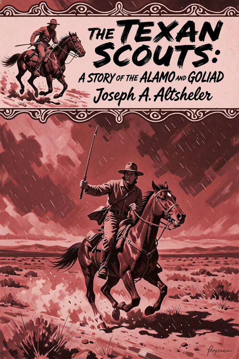 Cover of The Texan Scouts: A Story of the Alamo and Goliad by Joseph A. Altsheler